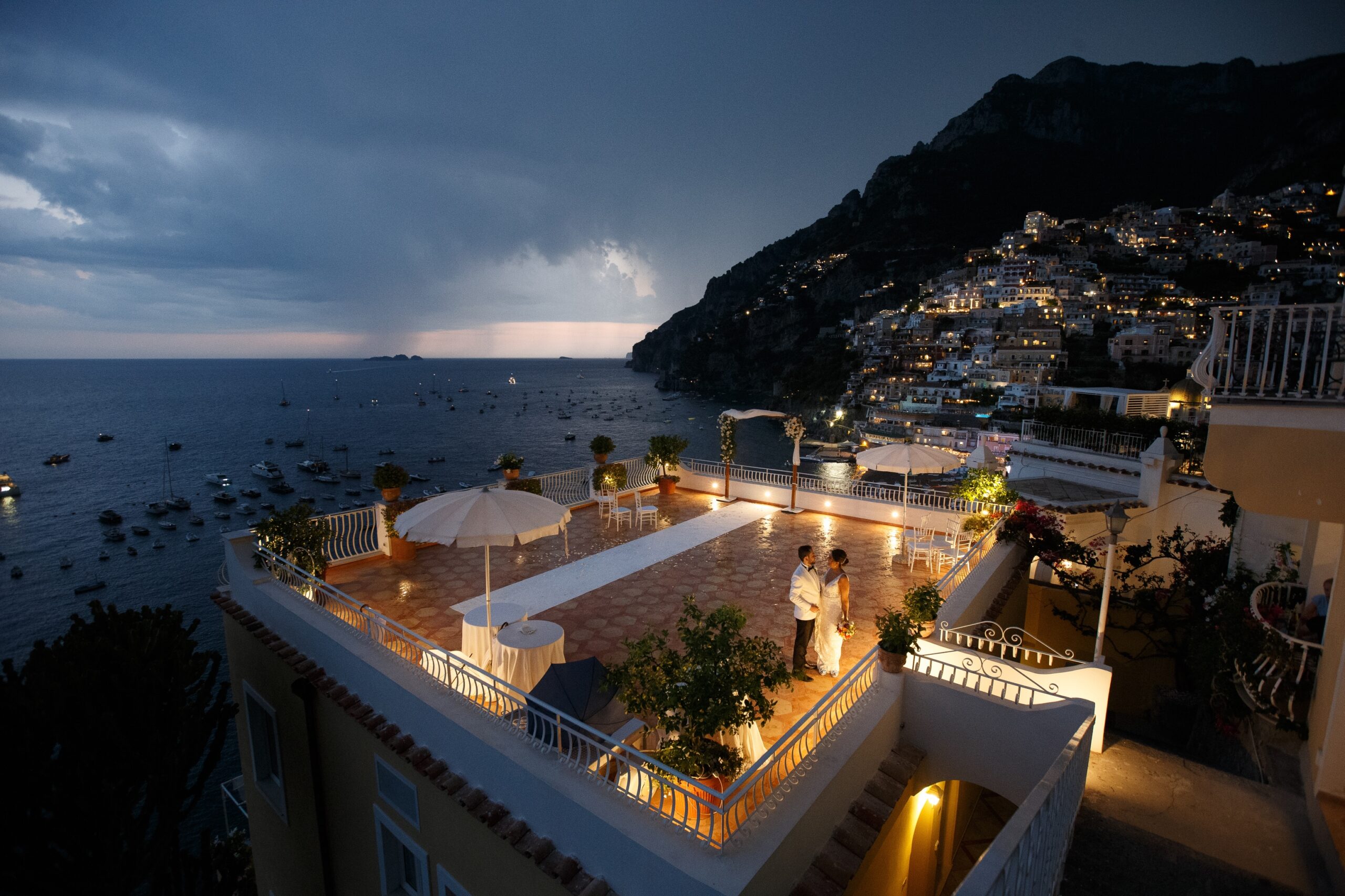 Exclusive wedding in Positano with a Mediterranean touch